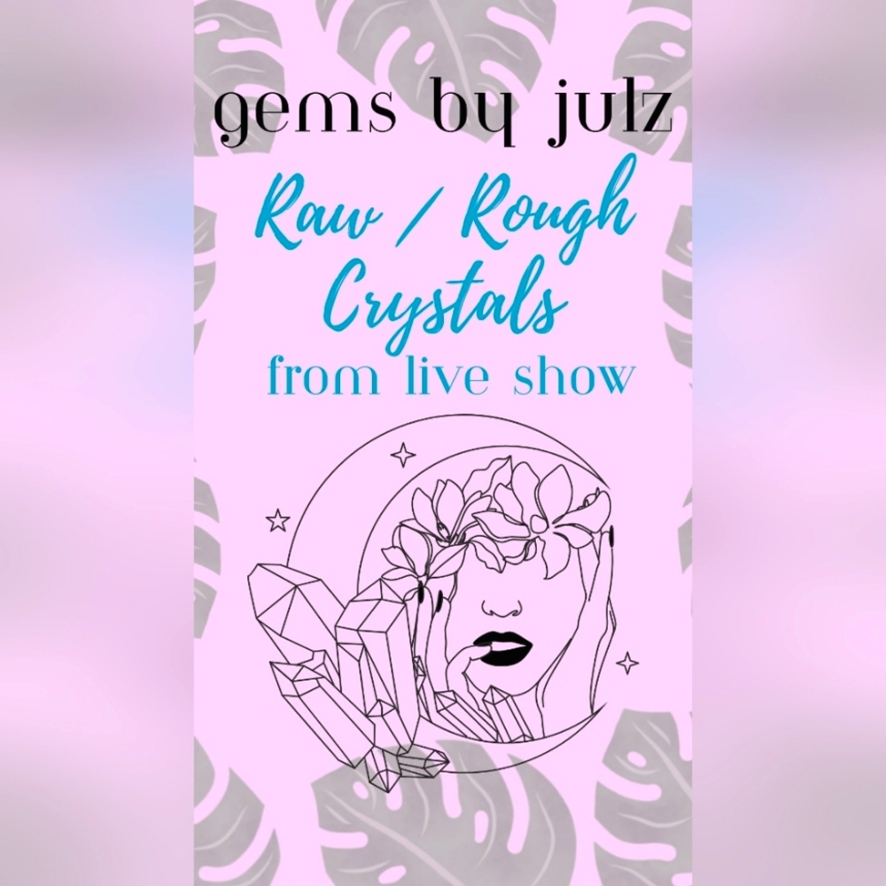 Raw/Rough Crystals 🔮LIVE🔮
